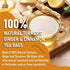 100% (1) Premium Turmeric, Ginger, Cinnamon Blend Tea Bags, Natural & No Additives & Caffeine Free.
