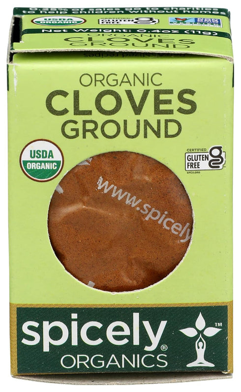 Spicely Organic Cloves Powder, 0.40 OZ ecoBox