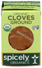 Spicely Organic Cloves Powder, 0.40 OZ ecoBox