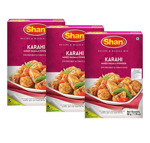 Shan Karahi Masala, 3 Pack, 3 x 50 g