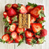 KD Chocolates 14.1 oz, 10 Count Nature's-Bakery Oatmeal Crumble Strawberry Breakfast Snack Bars, Whole Grains, Real