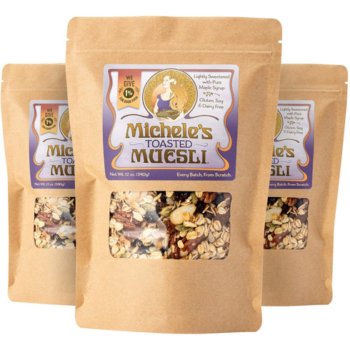 Michele's Granola Toasted Muesli, Pack of 3