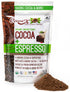 CocoaX Organic Cocoa Powder with Espresso - 8oz Gluten Free, Non-GMO Unsweetened Cocoa for Baking