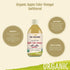 16,9 Oz (Pack 2) De Nigris Organic Apple Cider Vinegar With Honey & Turmeric, Raw & Unfiltered of | Apple Cider Vinegar