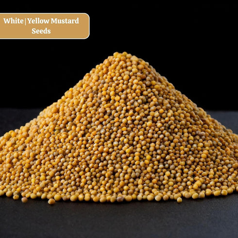 100g 100% Neotea Mustard Seeds | White & Yellow Rai Seeds | Raw, Non-GMO, Gluten-Free | Sourced from India | Ideal