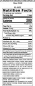 16 (Pack 15) Monster Energy Orange Dreamsicle, Energy Drink, Ounce