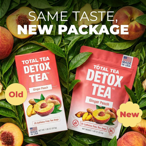SIimming 25 l0ss Total Tea Detox Tea Caffeine Free - Day Detox - Weight for women with Chamomile, Hibiscus Tea & Ginger