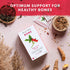 NUTRABONE Bone Health Tea - Herbal Tea with Rose Hip, Ginkgo Biloba, Yucca - 20 Enveloped Tea Bags