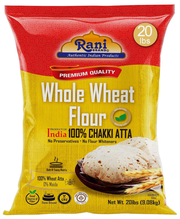 Rani Chapati Flour (100% Pure Whole Wheat Chakki Atta), For Making Roti