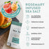80+ (3 oz. FLORIDA PURE Rosemary Sea Salt - Mineral Sea Salt, Natural, Unrefined, Non Iodized - for Baking, Cooking