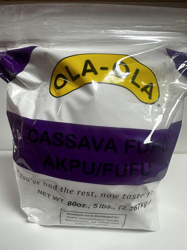 Generic OLA-OLA Cassava Fufu (Akpu/Fufu) flour - 5lbs