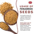 Spicy World 7 Fenugreek Seeds (Methi) Ounce Bag - All Natural & Pure - Resealable Bag