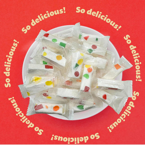 30 Count, 11-Ounce Pack Jujube Nougat Candy | | Classic Treat with Fruit Jelly Pieces | Individually Wrapped Chewy