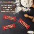 El Shamadan Wafer Biscuits with Premium Chocolate Cookies Roll Wafers - 12 Pcs Delicious Sweet Snacks