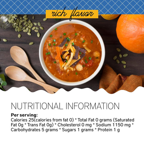 Southern Living Tortilla Soup Mix, Fresh Ingredients, 2 Seasoning Packets for Family Dinner, Gourmet Meal