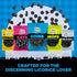Gustaf's Salted Dutch Licorice Coins, 5.2oz Bag of Salty Black Licorice Treats from Netherlands