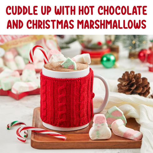 Colombina Sweet Christmas Marshmallows, Assorted Vanilla Bean Marshmallows, 5.1oz (Pack of 1)