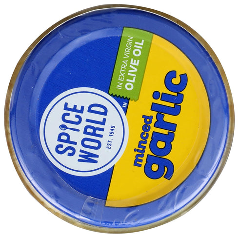 Spice World Garlic Minced in Extra Virgin Olive Oil
