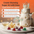 2 lbs Isomalt Crystals Sugar Substitute Powder for Baking and Decorating Clear and Ready to Use Bulk Size By Fit Lane