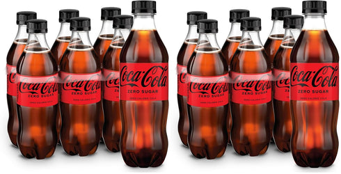 Coke Zero Sugar Diet Soda Soft Drink, 16.9 fl oz, 12 Pack