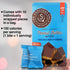 3 Pack 100 24 For Snackers Only Peanut Butter Bites Topped with Chocolate Coating - Gluten Free - Vegan Friendly