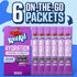 6 On-the-Go-Packets, 1.32 oz Kool-Aid Hydration Electrolyte Powder Drink Mix, for Easy and Flavorful Hydration, Grape