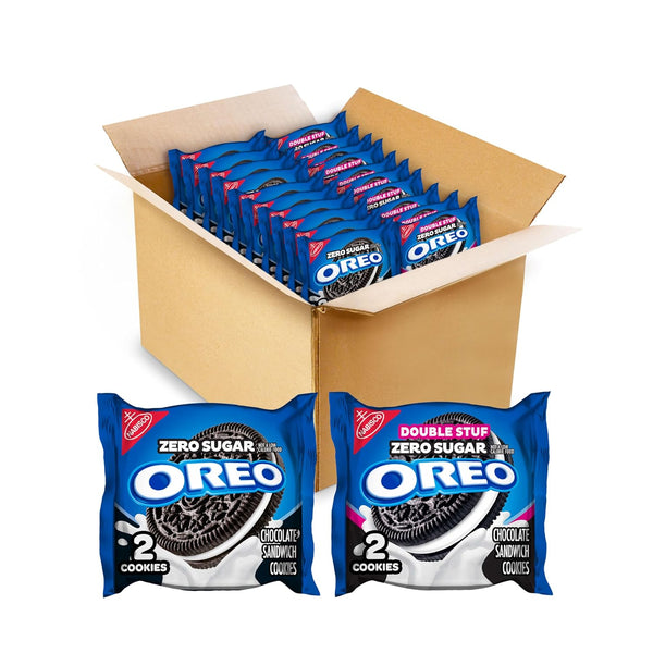 OREO Zero Sugar and OREO Double Stuf Zero Sugar Chocolate Sandwich Cookies