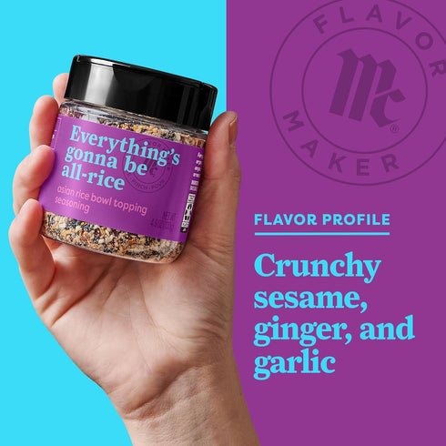 McCormick Asian Rice Bowl Topping Seasoning, 4.6 oz - Flavor Maker