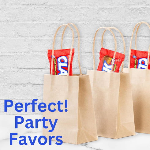 2 1.5 (Pack 3) Sweetzo - Chocolate Covered Peanut Butter Treats with Swirl Sticker, Crunchy Clark Cups, Party Favor
