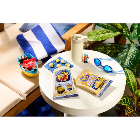 Pack, 0.5oz 0.75oz (18ct) Pirate's Booty Aged White Cheddar and Cheddar Blast Cheese Puffs Variety Gluten-Free, Kids