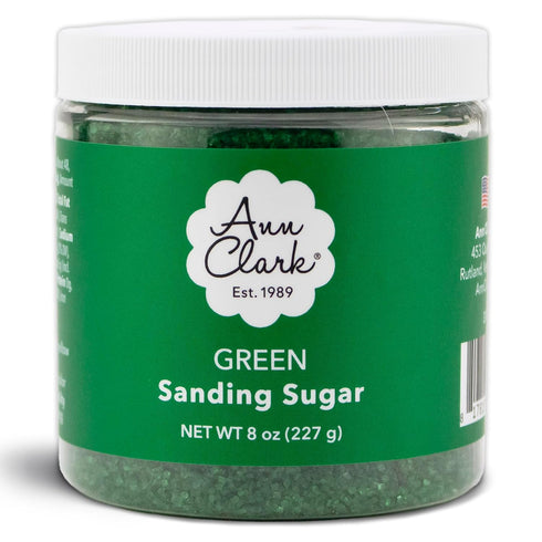 8 oz. Ann Clark Green Sanding Sugar