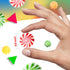 1 75 Count Fruit Starlights | Pound Bag - | Hard Candy Individually Wrapped | Assorted Fruit Flavored Pinwheels | Old