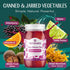 Pack 1 TrueSeaMoss Sea Moss Gel Made in USA Wildcrafted Seamoss, Fruits & Jarred Vegetables Elderberry, of (Labels may