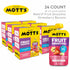 4.2 oz 24 Count (6 Packs 4), Motts Fruit Smoothies Strawberry Banana, Clear Pouches, of Non-dairy, Made With Oatmilk