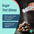 10.5 OCreme Sanding Sugar for Cookie Decorating Eye-Catching White Sugar Crystals for Unique Cake Toppings Extra Sugar