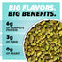 11 Wonderful Pistachios No Shells, Sea Salt & Vinegar Flavored Nuts, Ounce Resealable Bag, Protein Snacks, Gluten Free