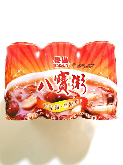 Taisun 13.02 Oz(6 Pack) Tai Sun Mixed Congee Instant Cereal