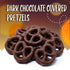 2-Pound Dark Chocolate Covered Mini Pretzels | Bag | Salted Pretzels in Sweet Chocolate