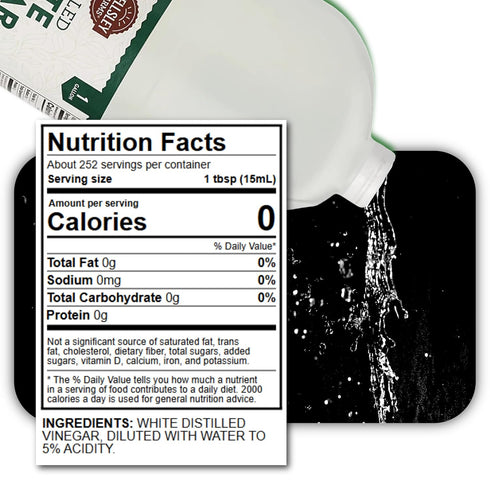 Wellsley Farms 1 (128 fl.oz.) 5% Distilled White Vinegar. Gallon Acidity