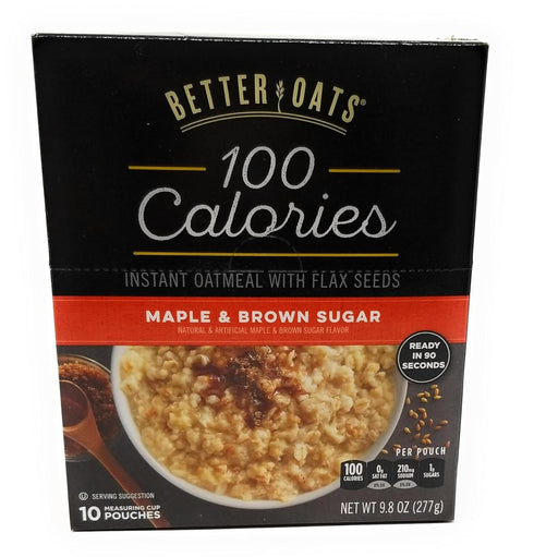Better Oats (1) 9.8oz, (1) 9.8oz (2 Bundle: Apples & Cinnamon Maple and Brown Sugar Boxes Total)