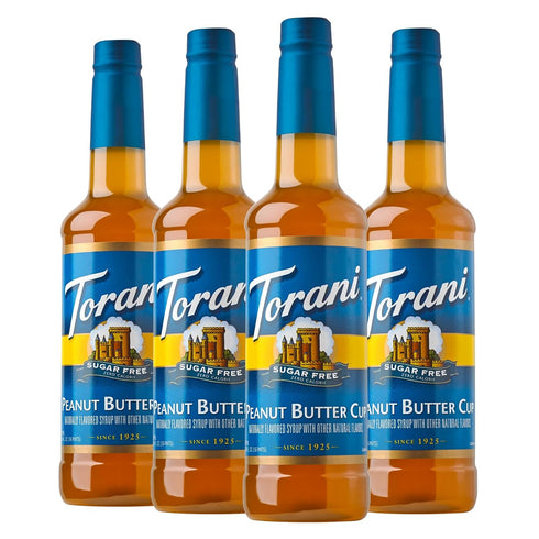 Torani Sugar Free Peanut Butter Cup Flavored Drink Syrup, 25.4 fl oz