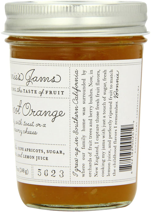 8.75 Bonnie's Jams, Apricot Orange, Ounce