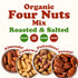 8 Food to Live Organic Four Nuts Mix, Ounces A Blend of Dry Roasted Pistachios, Almonds, Pecans, Cashews, and Almonds