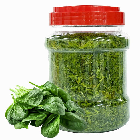 JTEDZI Dehydrated Dried Spinach Flakes, 8.8 Oz/250g Chopped Dehydrated Spinach Leaves for Cooking,