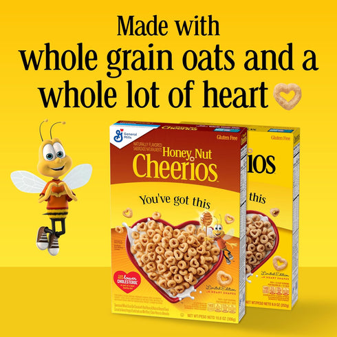 18 oz Cheerios, Heart Healthy Gluten Free Breakfast Cereal, Family Size