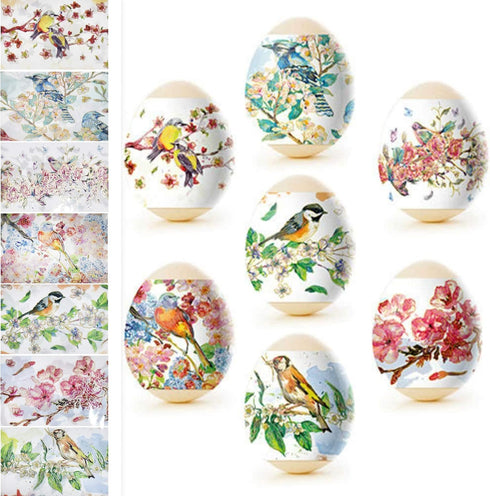 7 Diximus Ukrainian Easter Egg Wraps Pysanka Egg Pysanky Supplies - Thermo Heat Shrink Sleeves - Easter Egg Decorating
