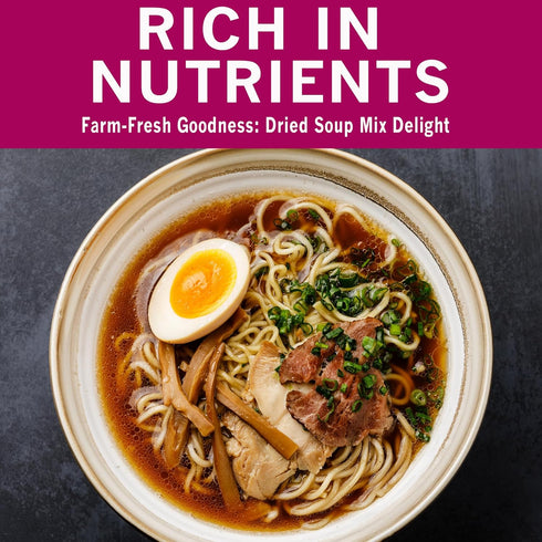 6 oz, Spices Village Dried Vegetables, Dried Ramen Toppings, Less Carrots More Bell Pepppers, Non GMO, Kosher