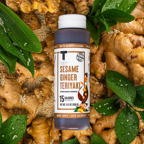 Keto-Friendly Sesame Ginger Teriyaki Wing Sauce & Marinade - Low-Calorie Flavor