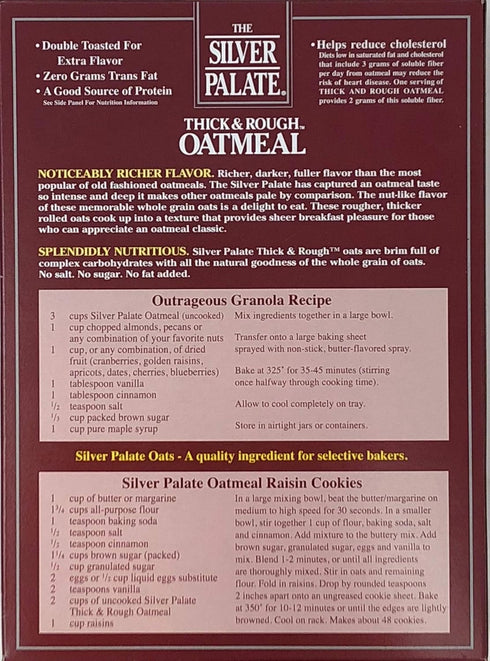 Silver Palate 14-Ounce (Pack 4) The Oatmeal, Thick & Rough, Box