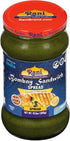10.5oz (300g) Rani Bombay Sandwich Spread, Mild (Mint & Coriander) Glass Jar, Ready to Eat ~ Vegan | Gluten Free |